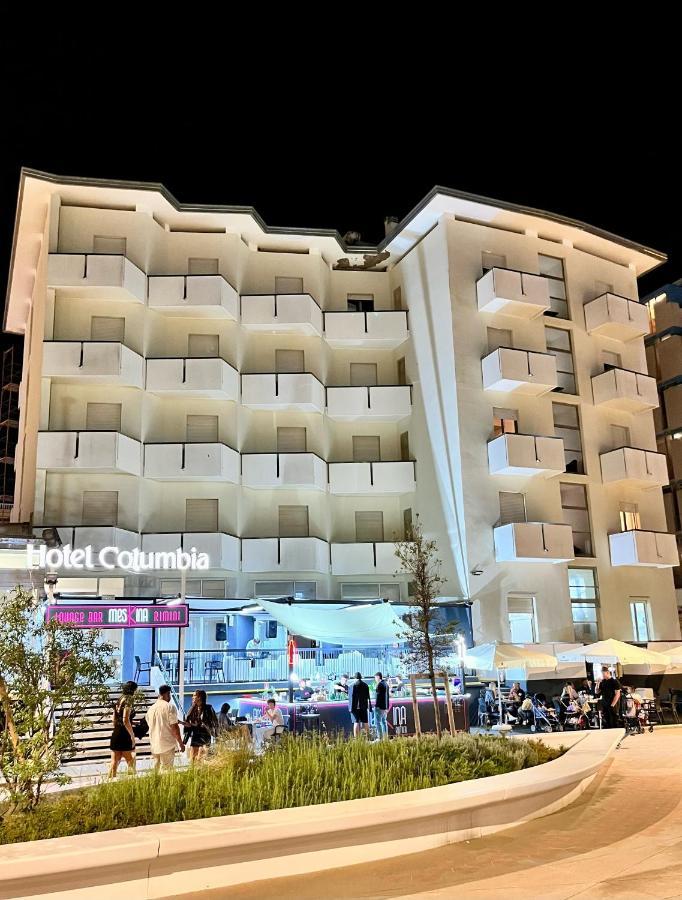 Hotel Columbia Frontemare Rimini Exterior foto
